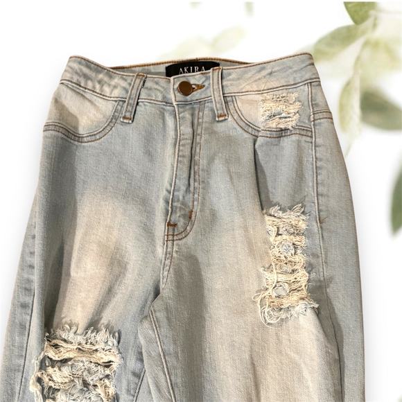 Akira Distressed Bellbottom Jeans Distressed Bootcut Jeans Akira Jeans 5(27) - Picture 5 of 9